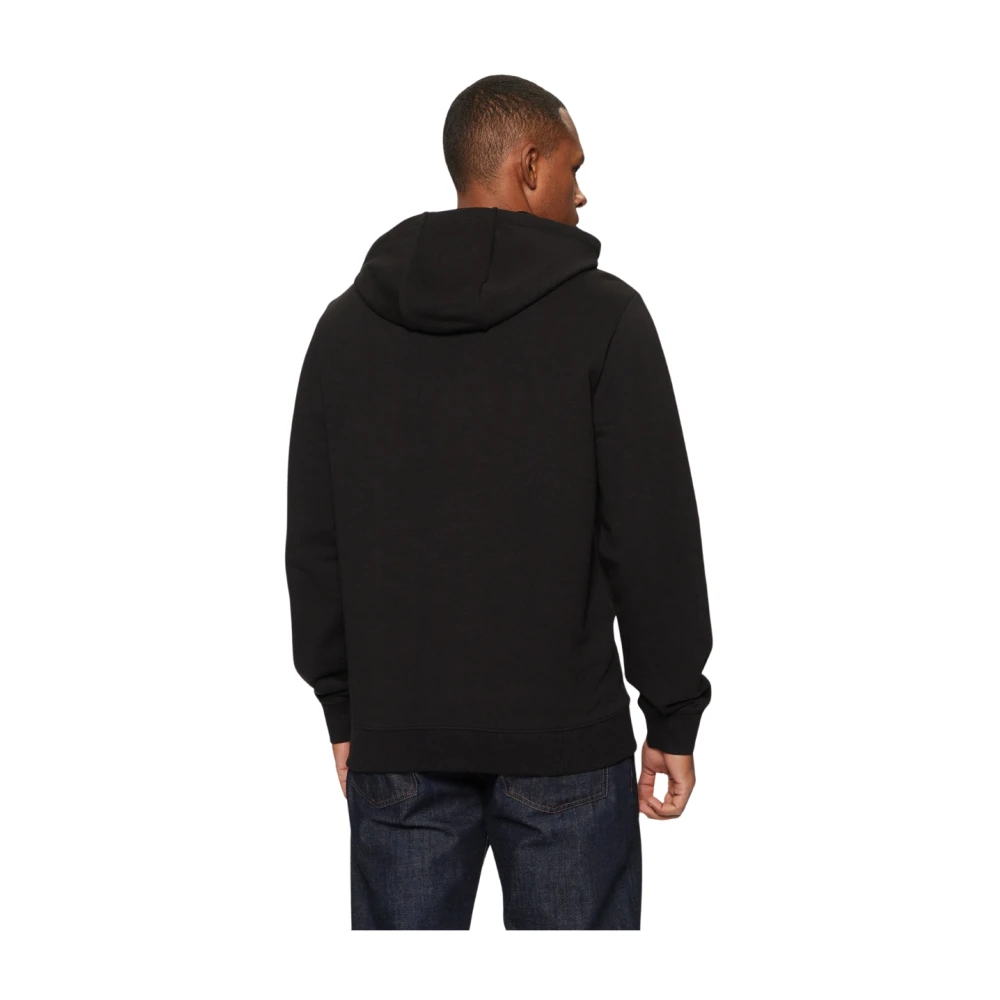 Hugo Boss Hoodie met stijl Black Heren