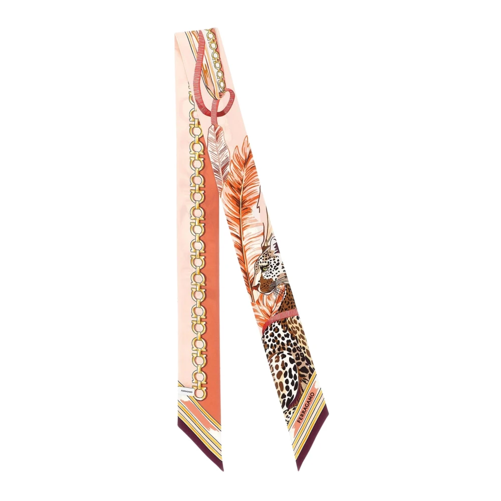 Ferragamo Donna Rosa Mini Bandeau Stampa Felini - Immagine 2