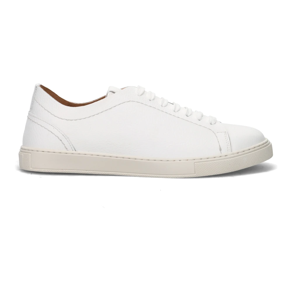 Sangiorgio Witte Sneakers voor Casual Comfort Heren Schoenen