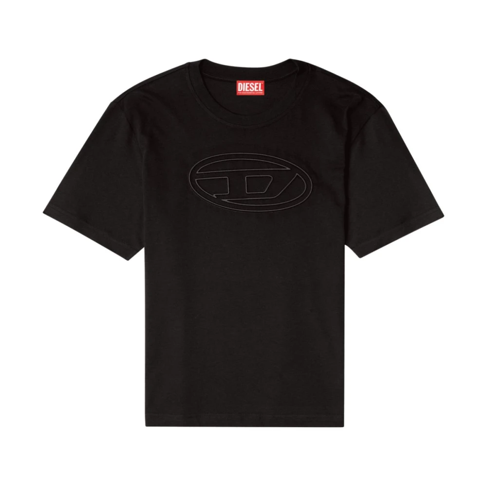 Diesel Zwarte T-shirts en Polos Black Heren