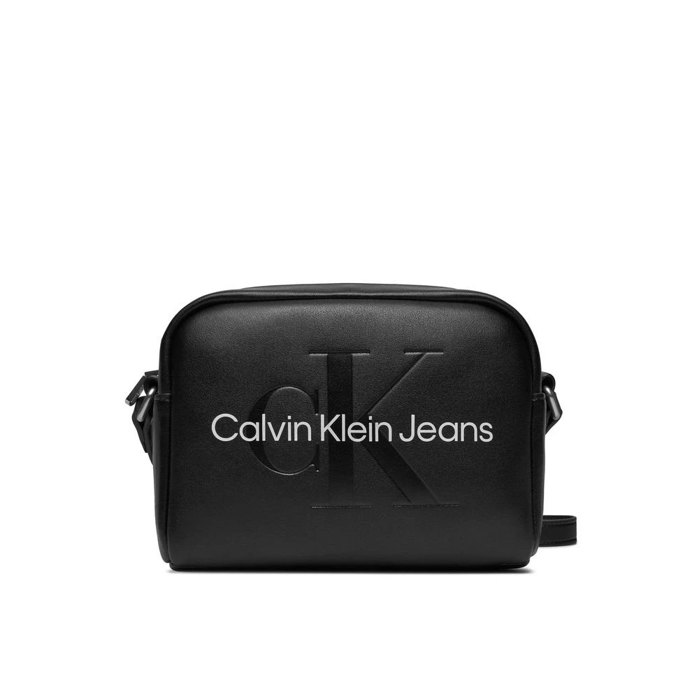Calvin Klein Jeans Zwarte Polyethyleen Dameshandtas Black Dames