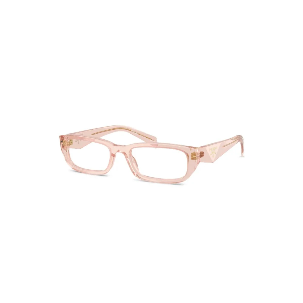 Prada Pink Woman Pr B05v 19Q1o1 Optical Frames Acetate Squared Normal - Image 2