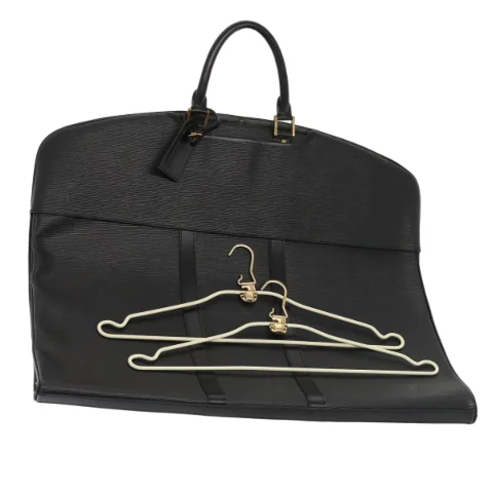 Louis Vuitton Vintage Pre-owned Leather travel-bags Black Dames