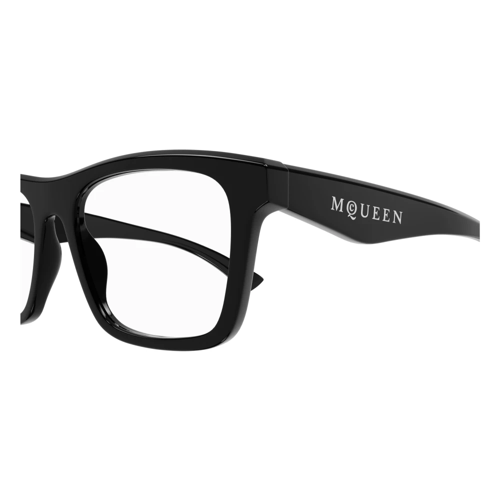 alexander mcqueen Stijlvolle Bril Am0475O Zwart Black Unisex