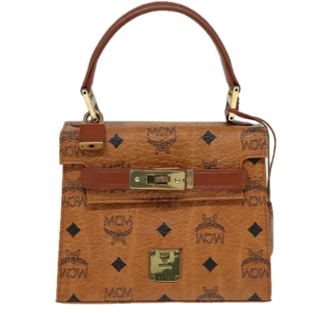 MCM Pre-owned Canvas handbags Brown Dames