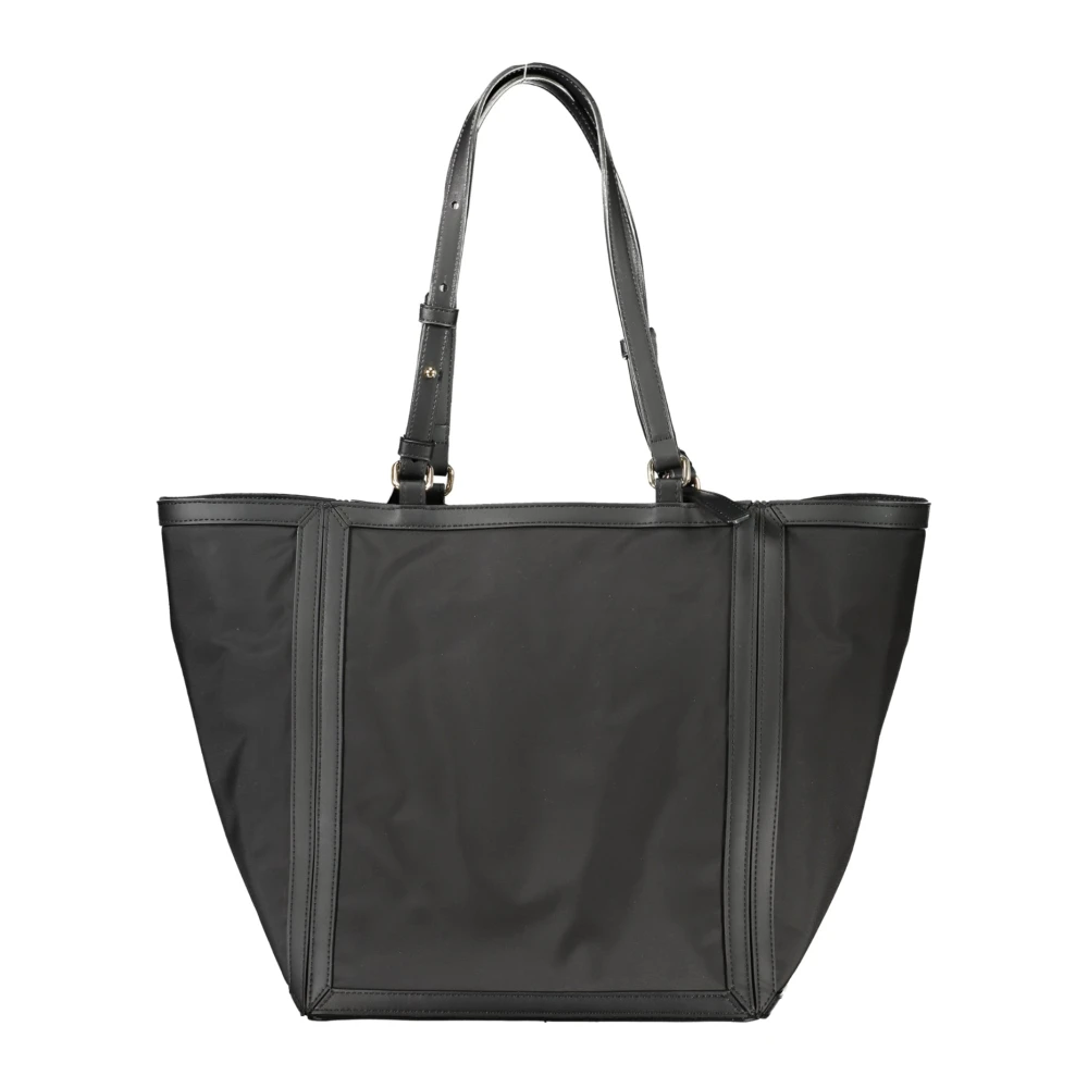 Tommy Hilfiger Zwarte Dames Schoudertas met Verstelbare Handvatten Black Dames