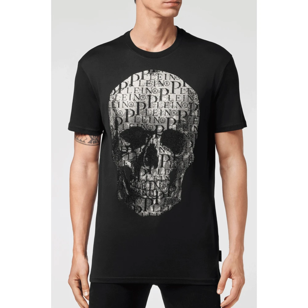 Philipp Plein Skull T-Shirt Black Heren
