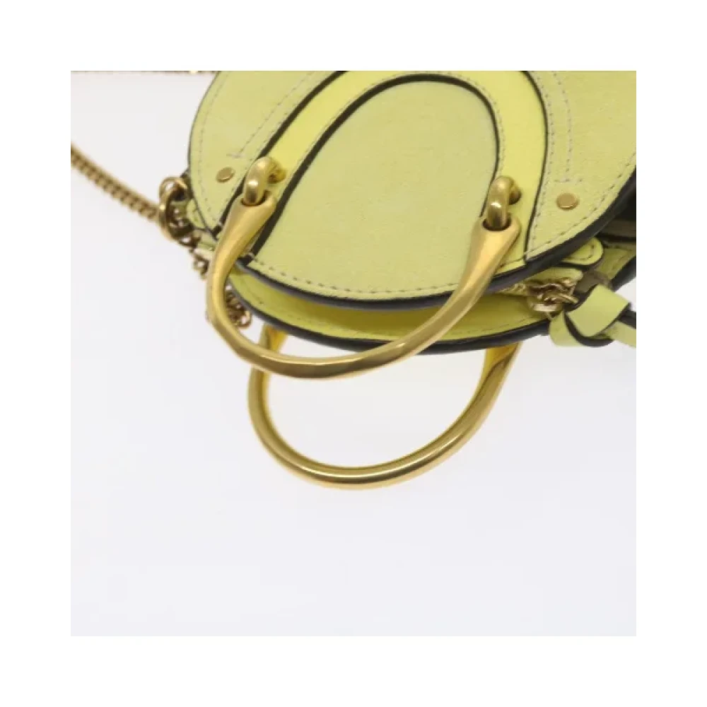 Chloé Pre-owned Suede handbags Yellow Dames