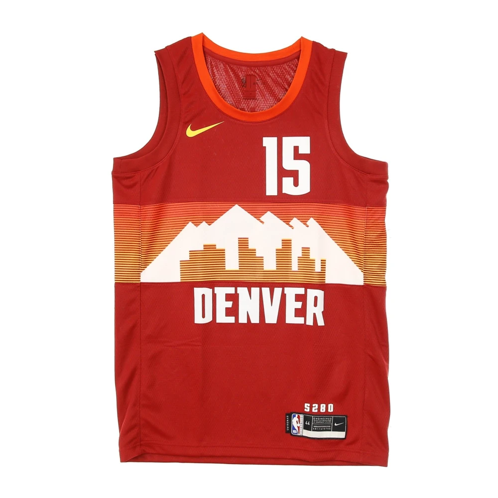 Nike Basketbal Tanktop City Edition 2020 Red Heren