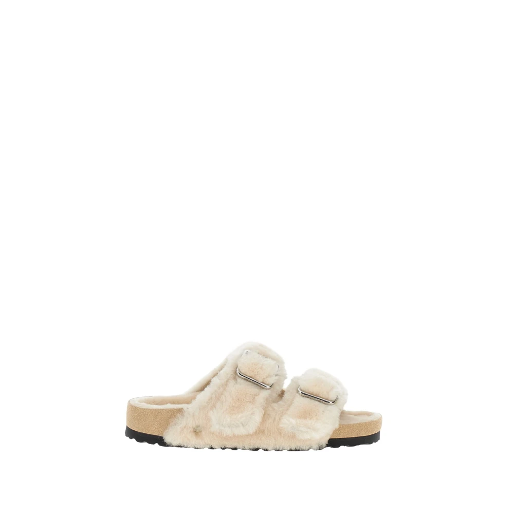 Birkenstock Women's White Sliders, 3 Uk, 1774 Arizona Shearling