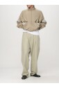pantalon-en-coton-plisse-beige
