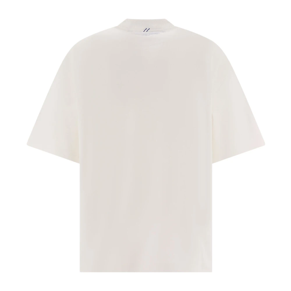 Burberry EKD Katoenen T-Shirt White Heren