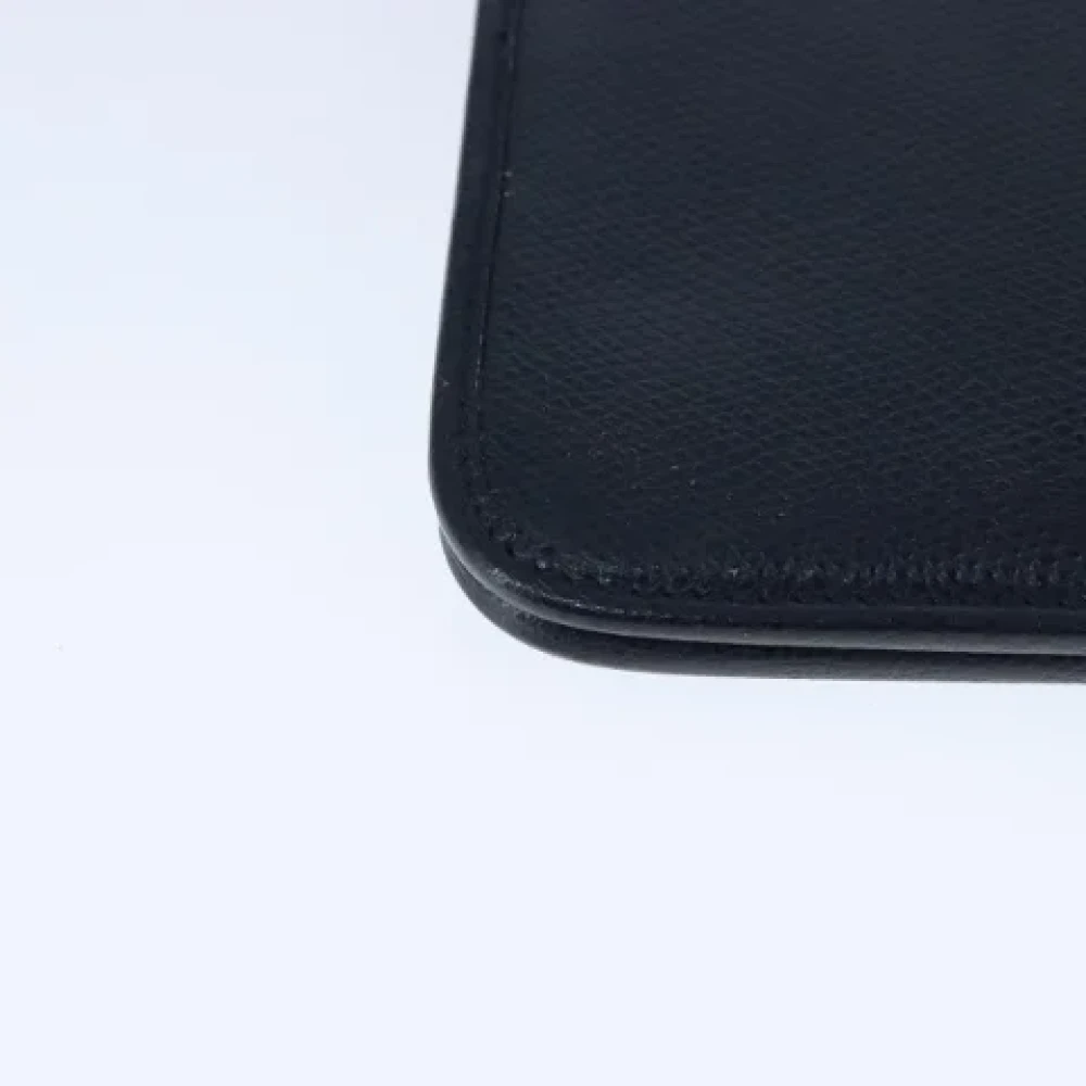 Dior Vintage Pre-owned Leather clutches Black Dames