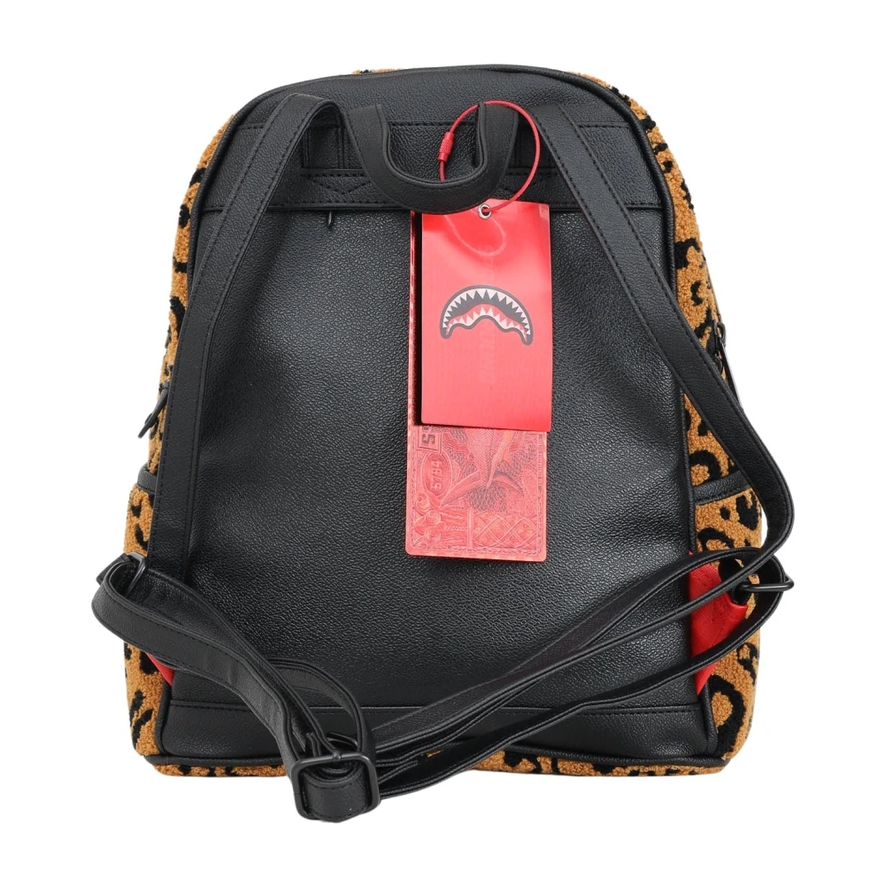 Sprayground Chenille Cheetah Beige Rugzak Beige Dames