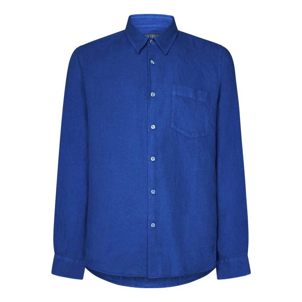 Vilebrequin Casual Shirts Blue Heren