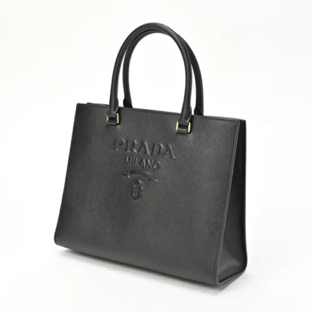 Prada Vintage Pre-owned Fabric prada-bags Black Dames