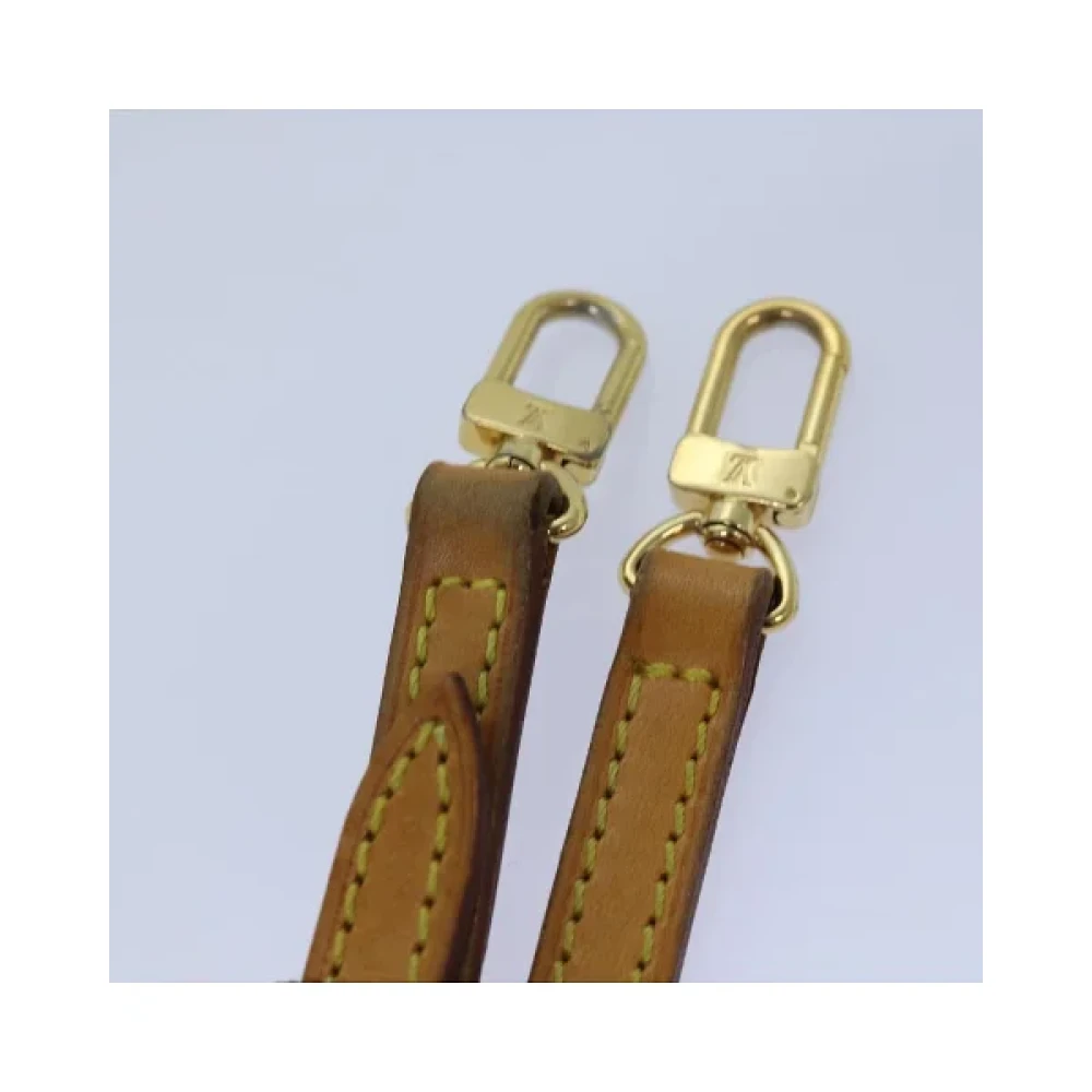 Louis Vuitton Vintage Pre-owned Leather home-office Beige Dames