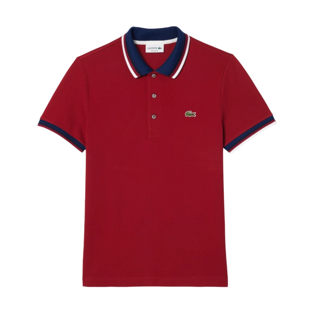 Lacoste Rode T-shirts en Polos Red Heren
