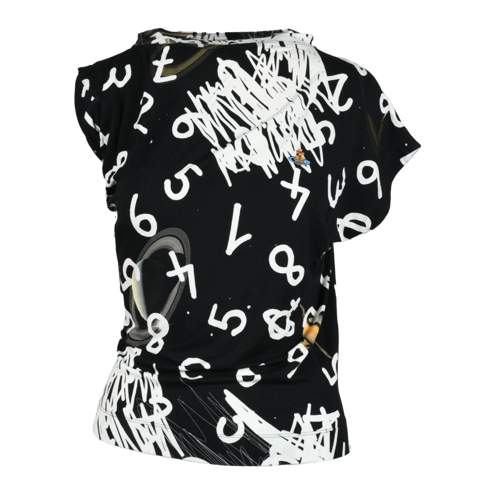 Vivienne Westwood Katoenen T-shirt met unieke stijl Black Dames