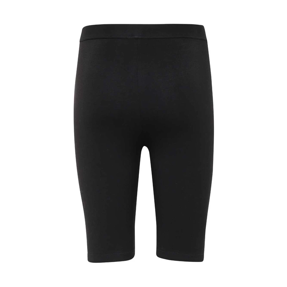 Dsquared2 Contrasterende Logo Print Katoenen Shorts Black Dames