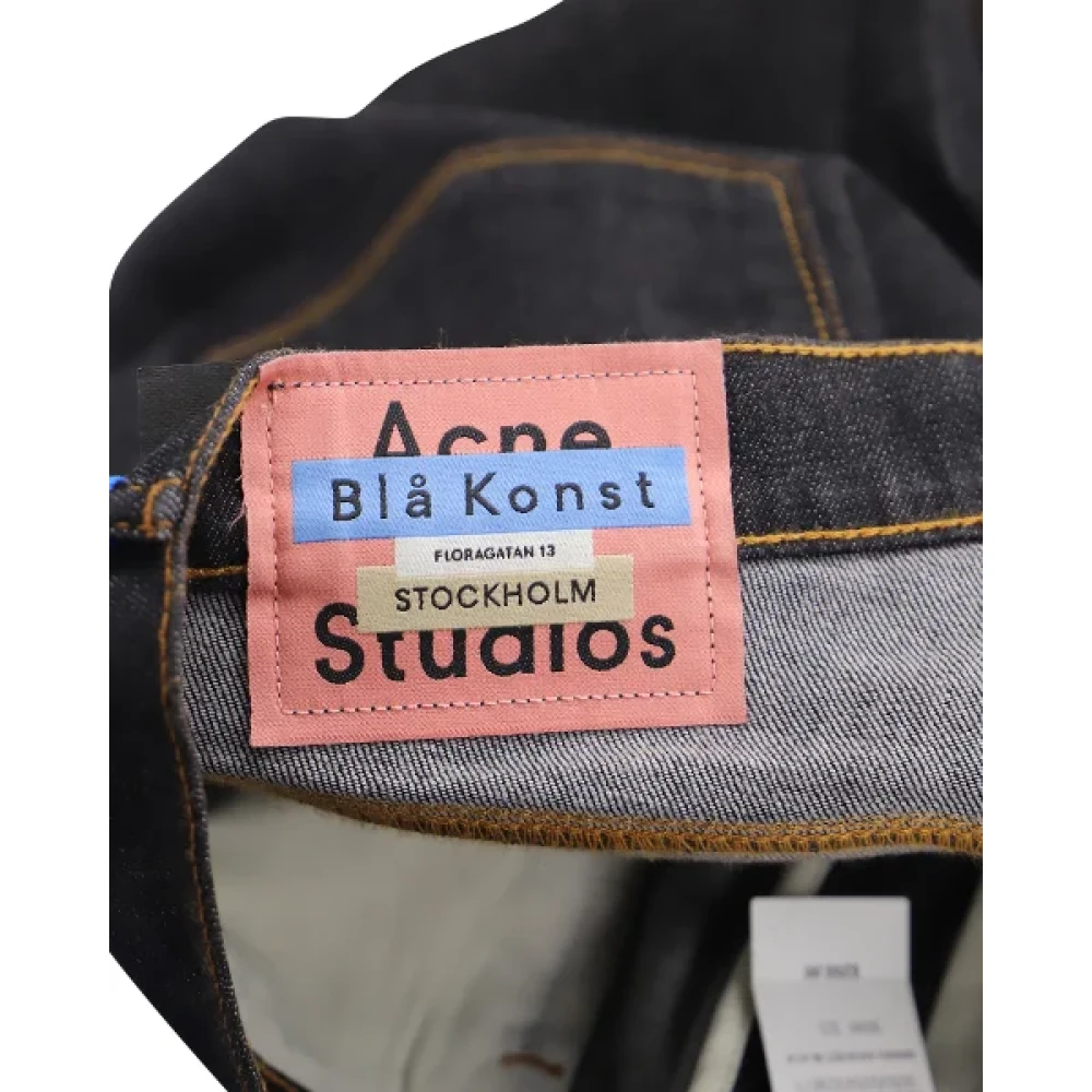 Acne Studios Cotton jeans Black Dames