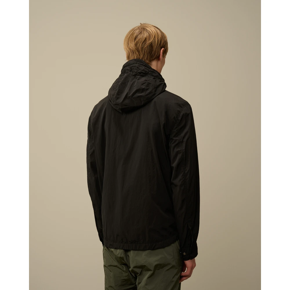 C.P. Company Zwarte Chrome-R Jas Black Heren