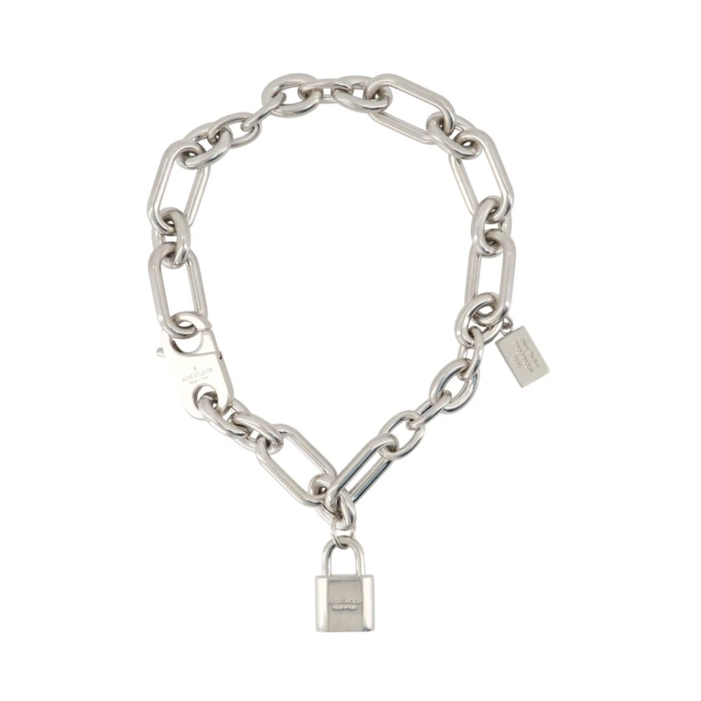 Acne Studios Women's Gray Ainlock Necklace