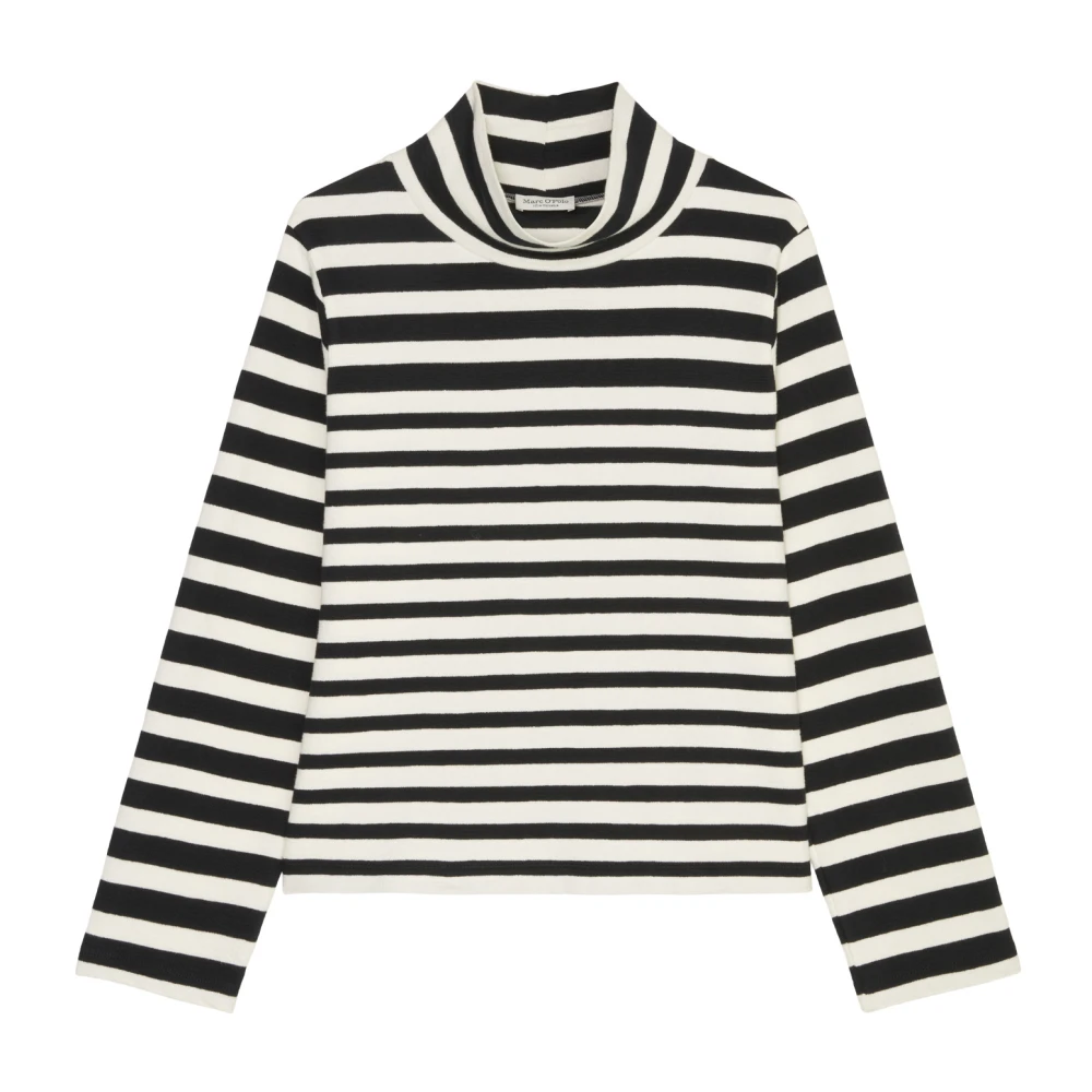 Marc O'Polo Lange mouwen met coltrui Blue Dames