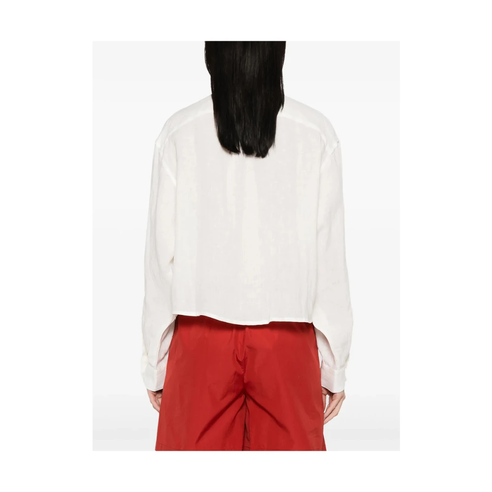 A.p.c. Witte Overhemd Lange Mouwen White Dames