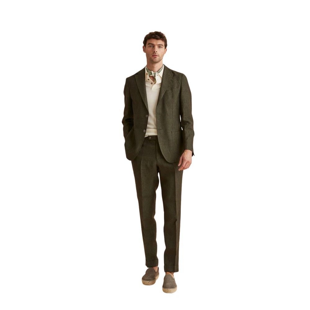 Grønn Morris Stockholm Mike/Jack Linen Suit Jacket Dress