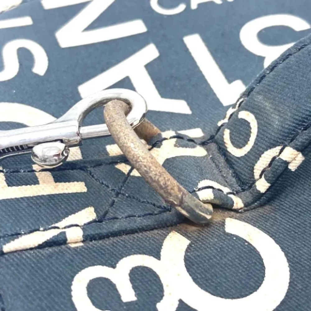 Chanel Vintage Pre-owned Cotton chanel-bags Black Dames