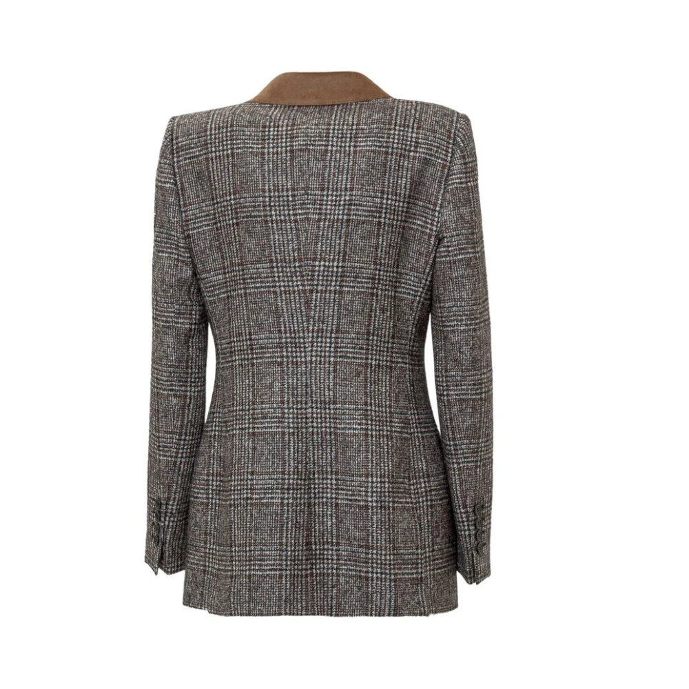 Dolce & Gabbana Bruine Wollen Blazers en Jassen Brown Heren