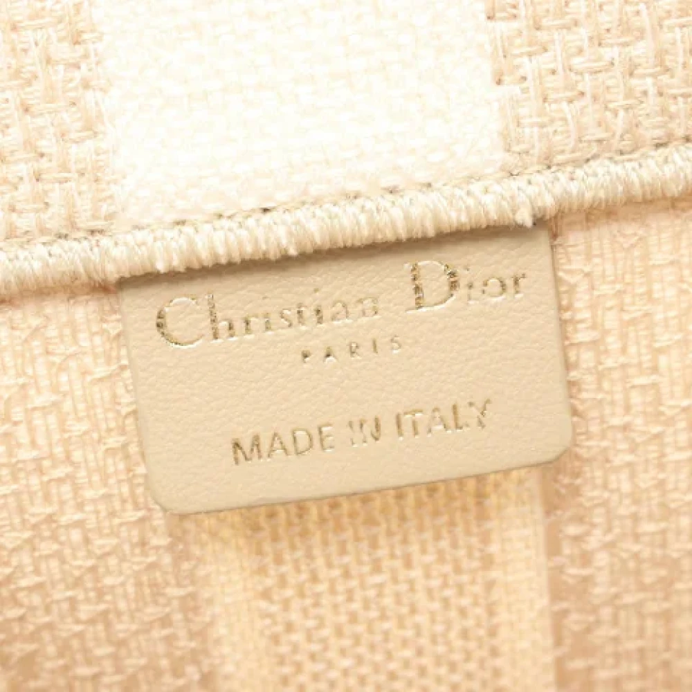 Dior Vintage Pre-owned Canvas dior-bags Beige Dames
