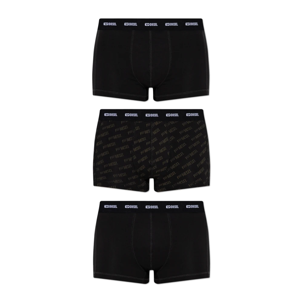 Diesel Uomo Nero - Damien-Utlt-3Pack Boxer Briefs - Underwear - 2XL