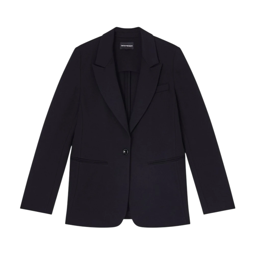Emporio Armani Donna Nero Giacche, Xl, New,