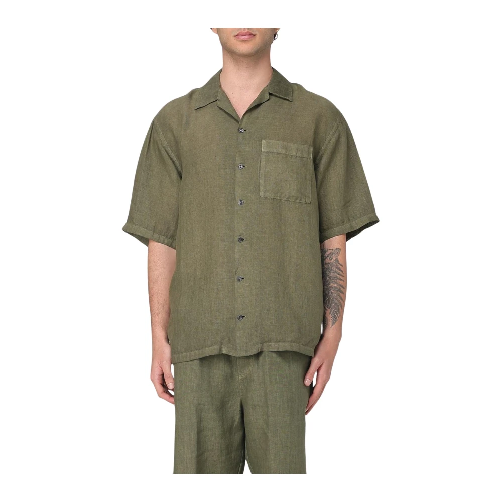Shirts > Short Sleeve Shirts - - 120% Lino - Modalova