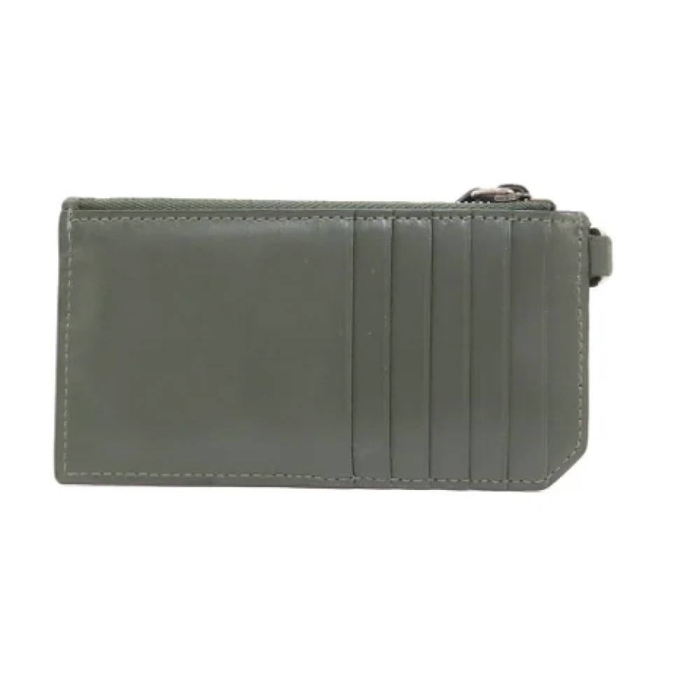 Jimmy Choo Pre-owned Leather home-office Gray Dames