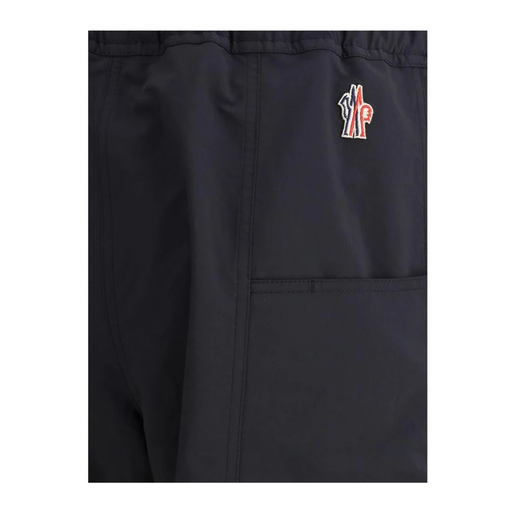 Moncler Sportieve Elastische Taille Zak Short Black Heren