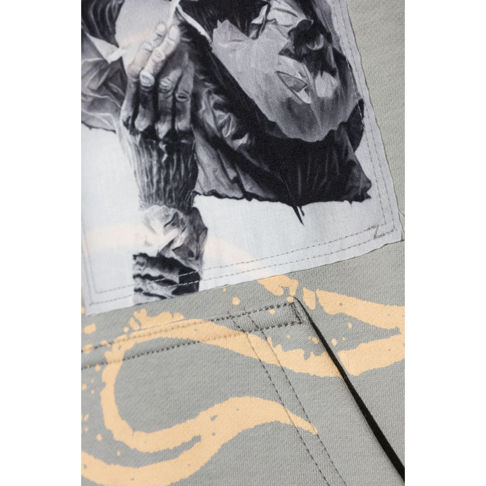 Diesel Hoodie S-Baxt-Hood-R1 Gray Heren