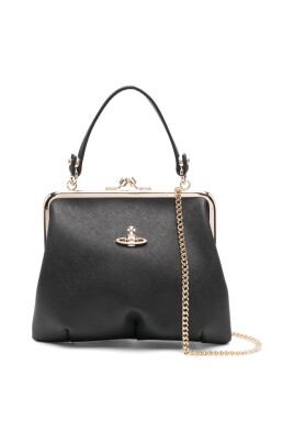 black-kiss-lock-top-handle-bag