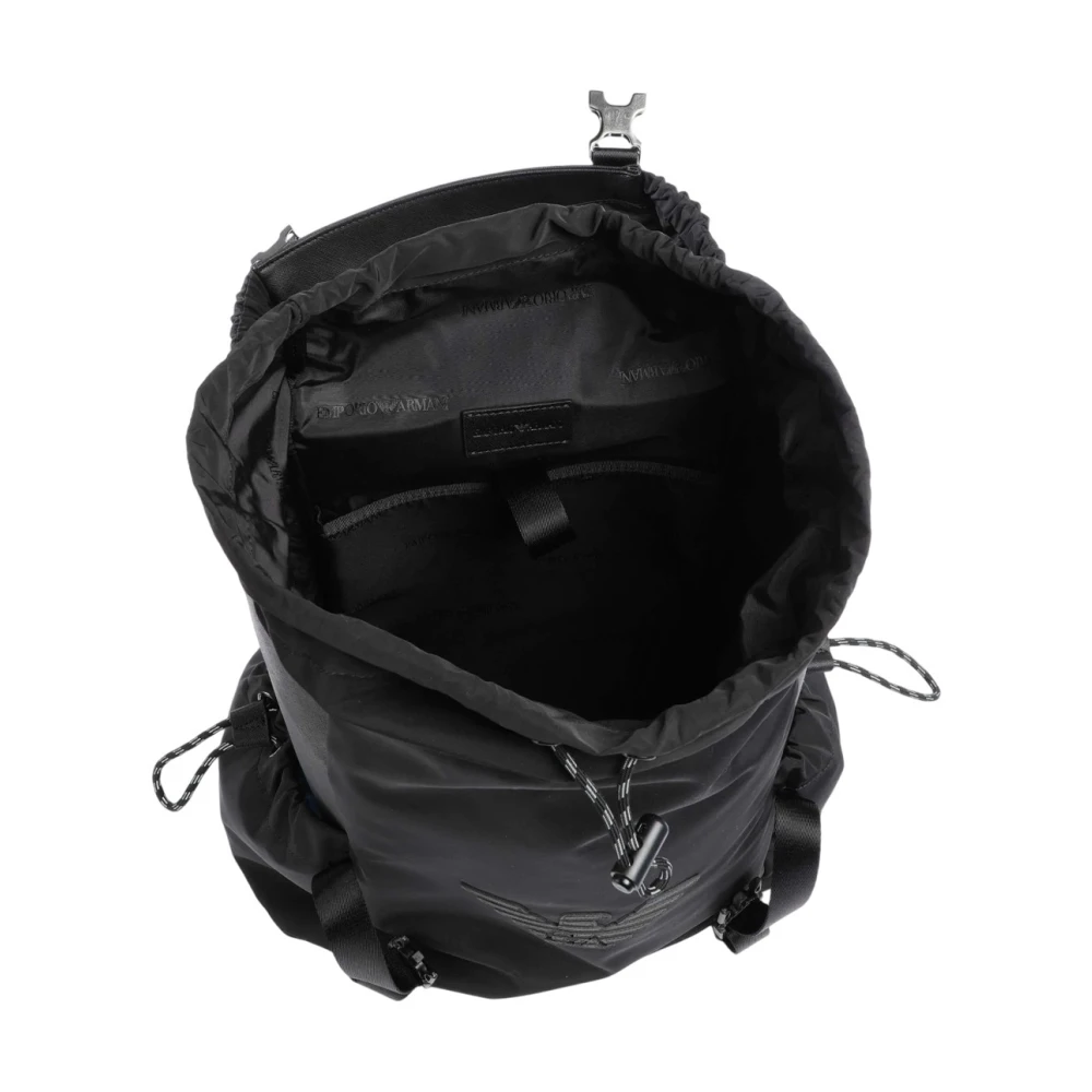 Emporio Armani Backpacks Black Heren