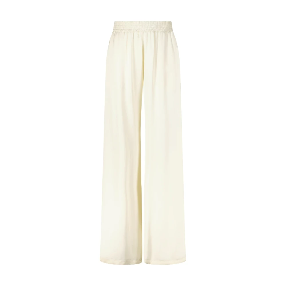 Fabiana Filippi Satin Wide Leg Pants Beige Dames