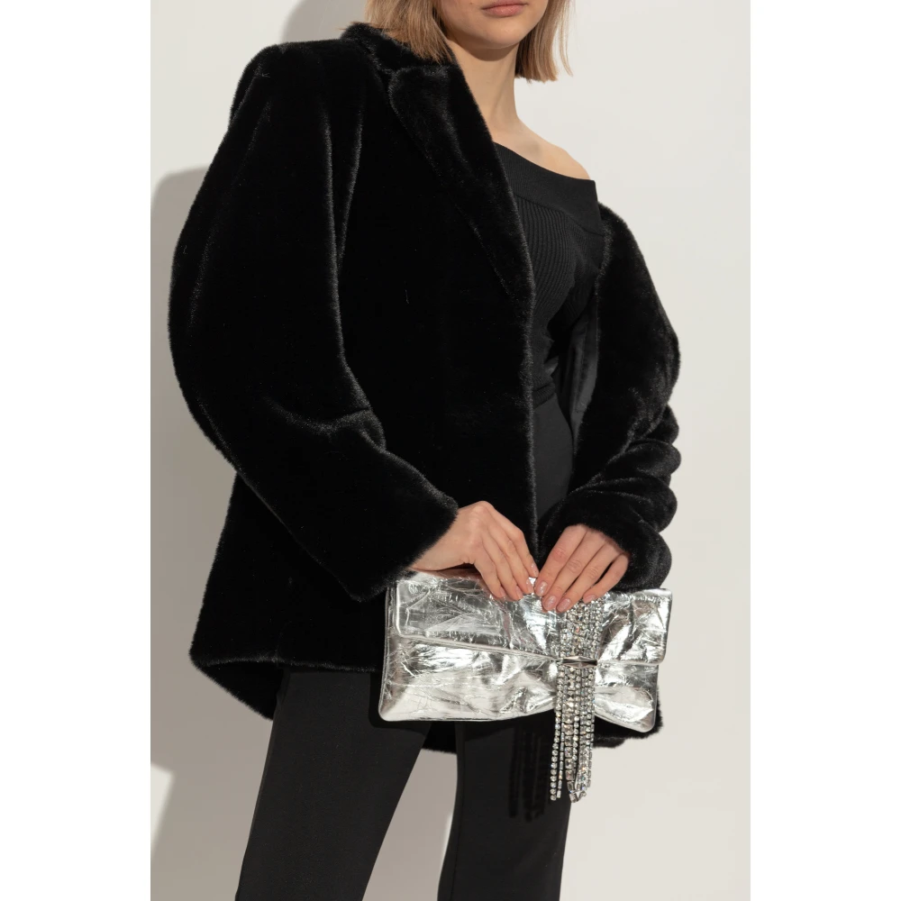 Jimmy Choo Clutch Zandra Gray Dames