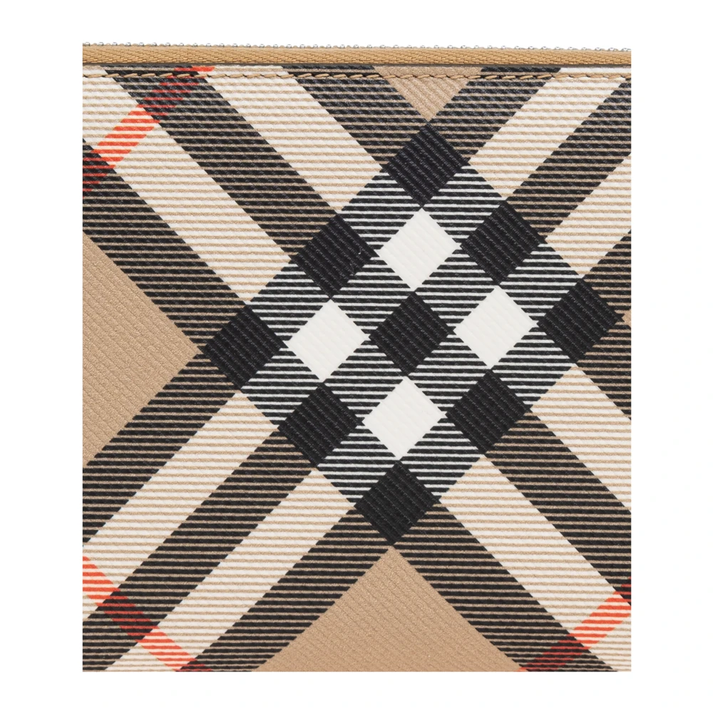 Burberry Portemonnee met ruitpatroon Beige Heren