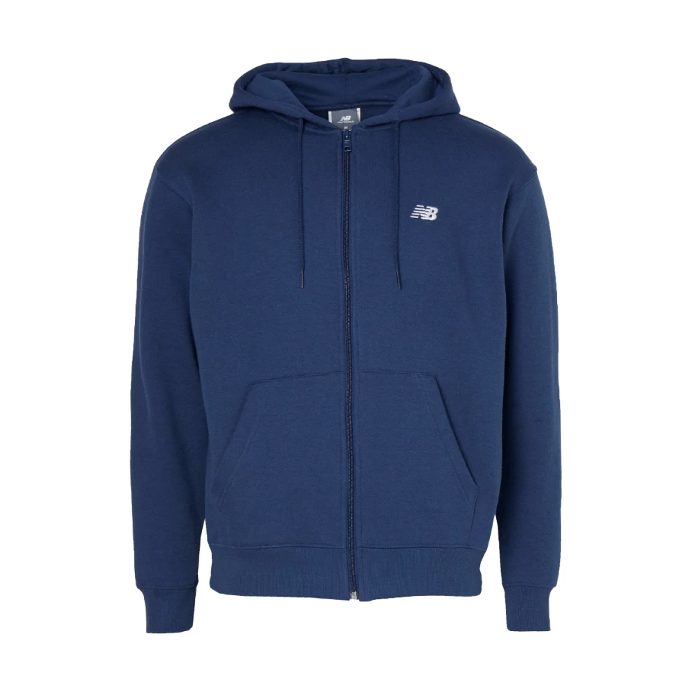 New Balance Katoenen Sweater Hoodie Winter Stijl Blue Heren