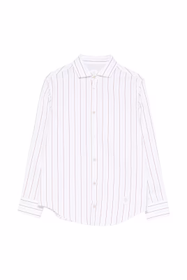 camicia-a-righe-con-logo-sul-fondo