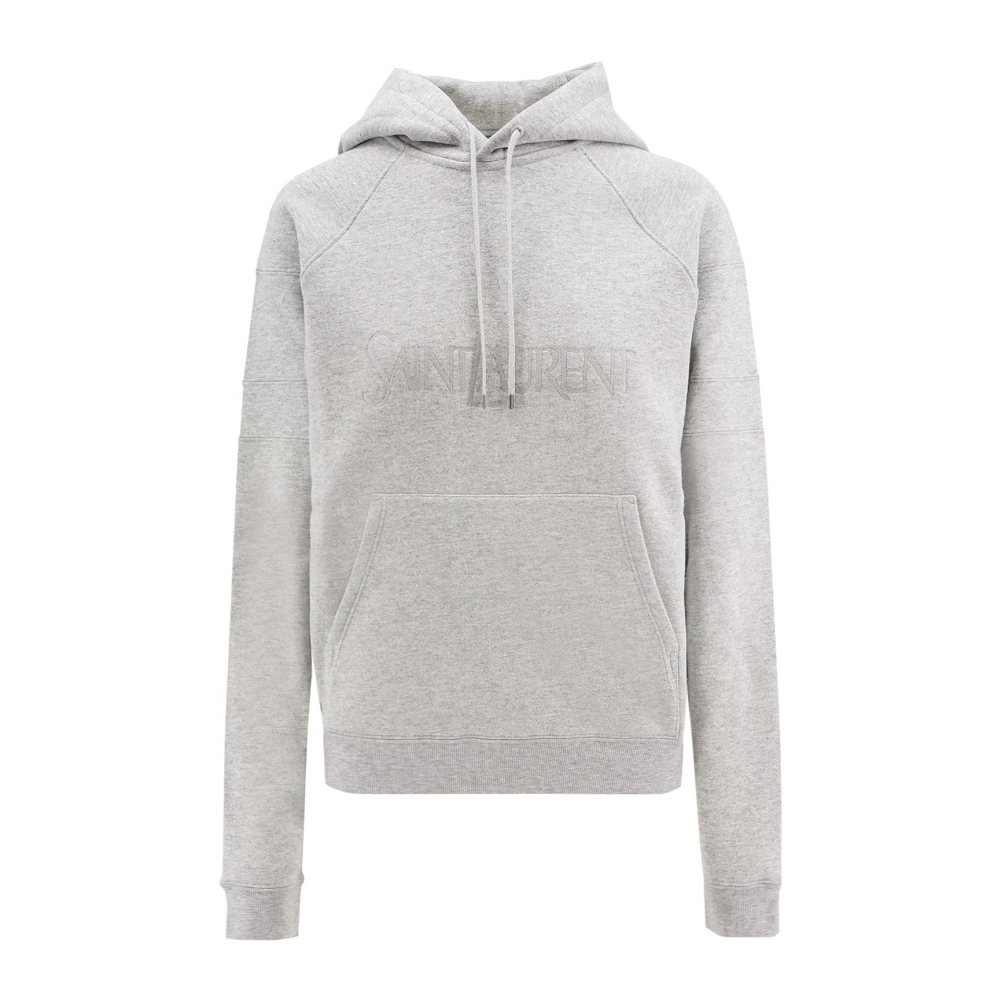 Saint Laurent Hoodie Gray Dames