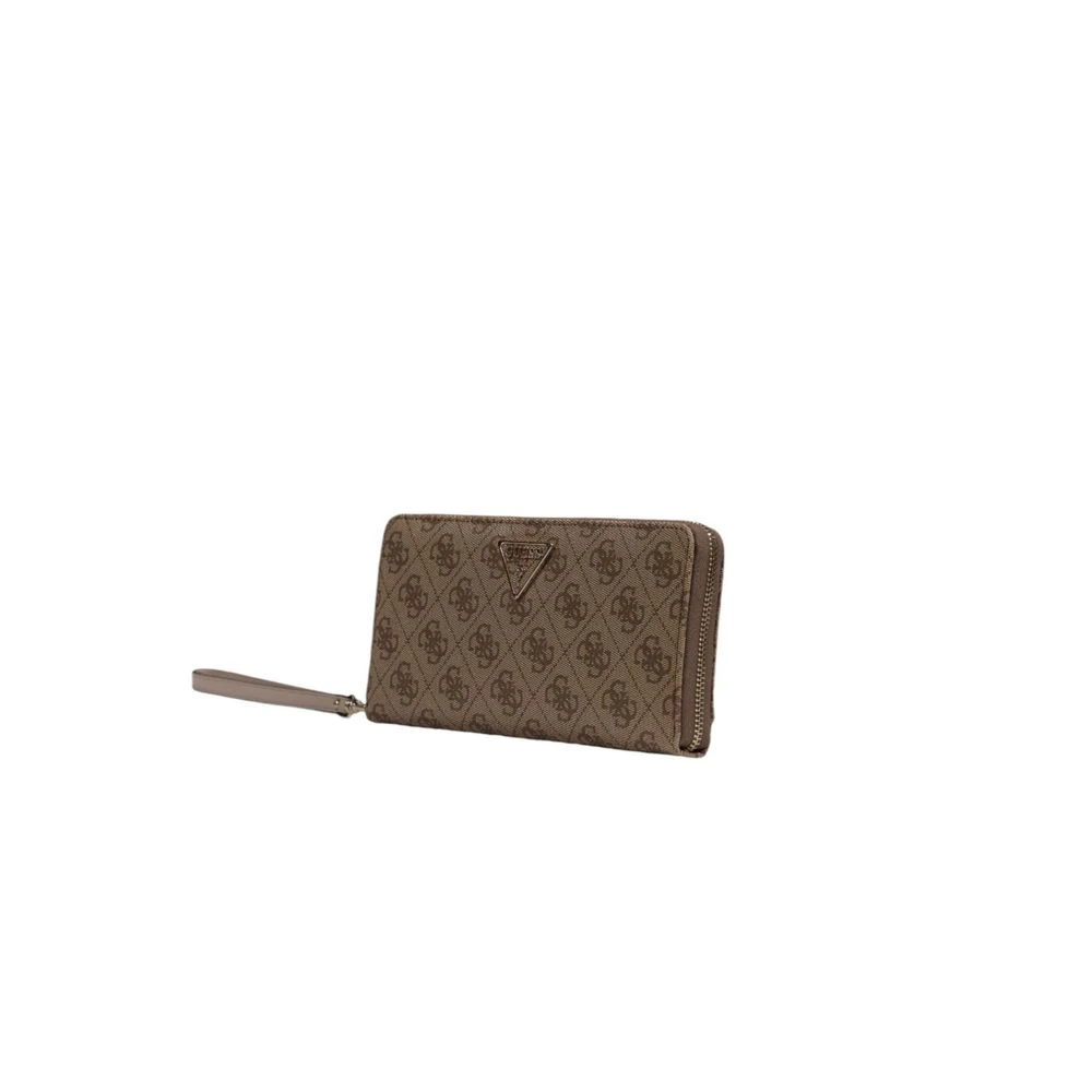 Guess Bruine Polyurethaan Damesportemonnee Herfst Winter Brown Dames