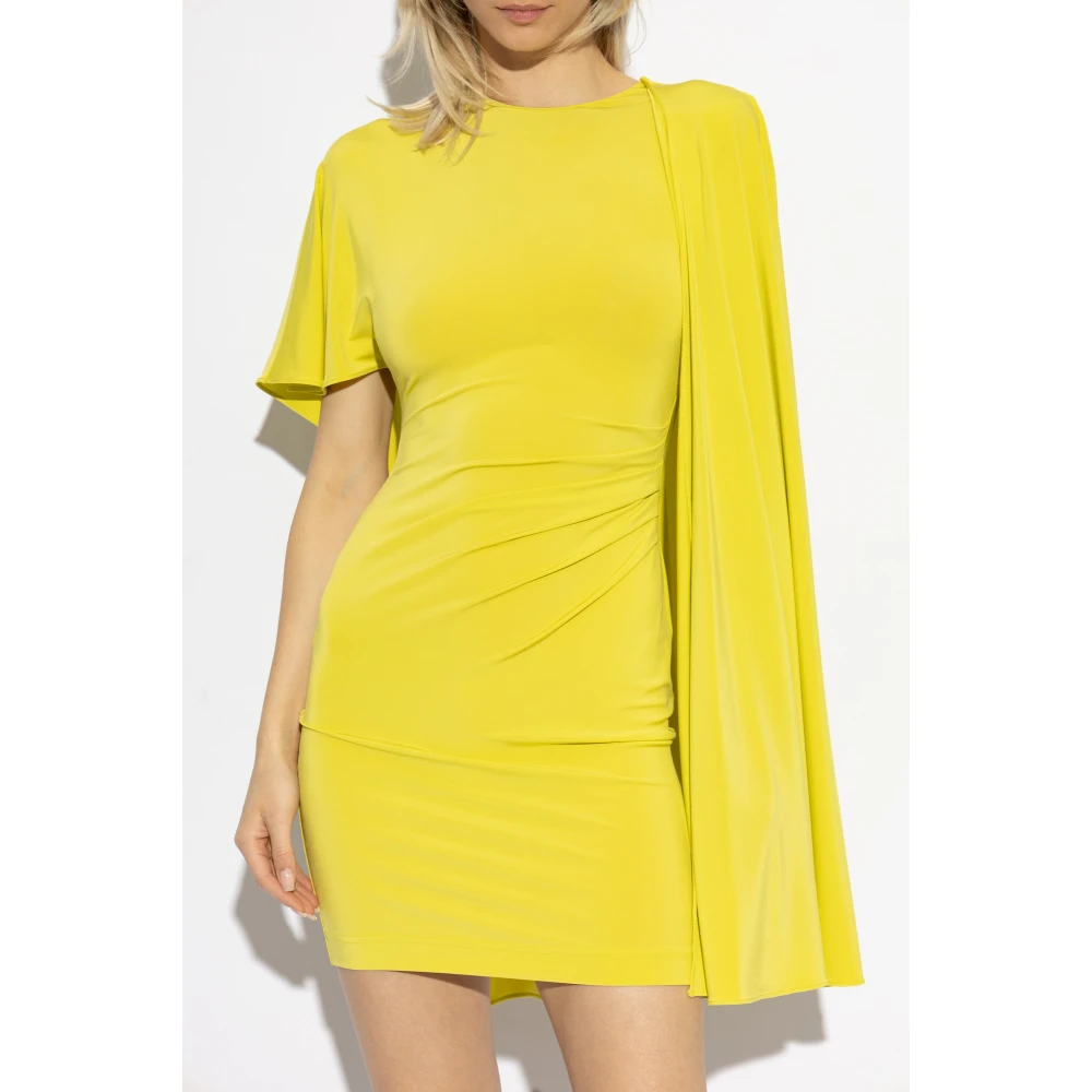 Stella Mccartney Korte jurk met aansluitende pasvorm Green Dames