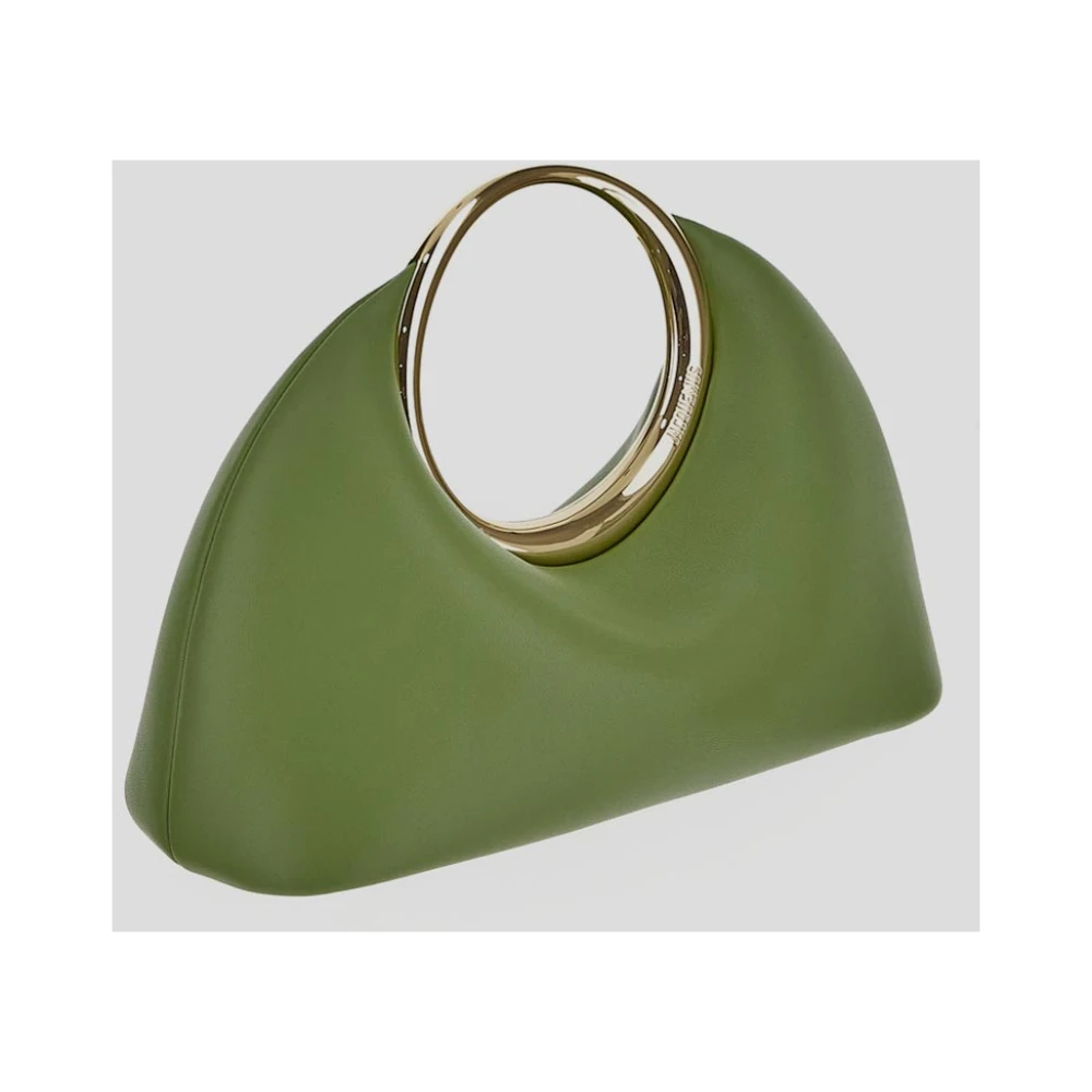 Jacquemus Le Petit Calino Leren Tas Green Dames